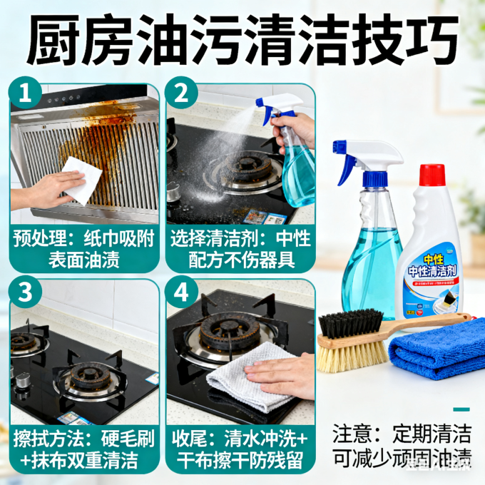 厨房清洁