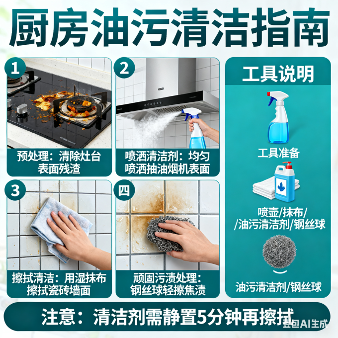 厨房清洁