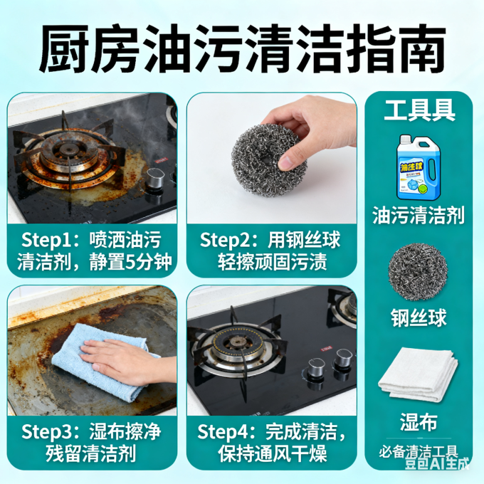 厨房清洁