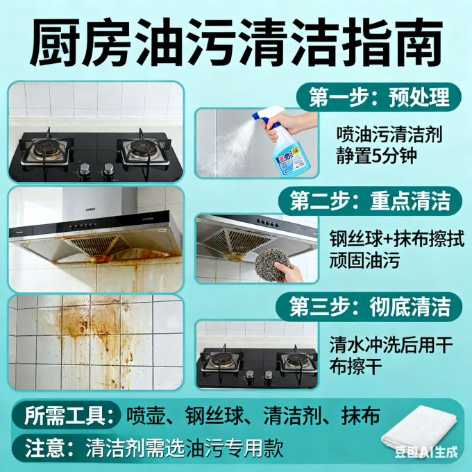 厨房清洁