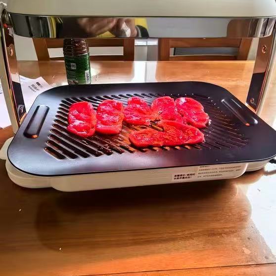 美的照烧炉P06｜宅家+户外烧烤自由一键解锁✨无烟不呛太香了