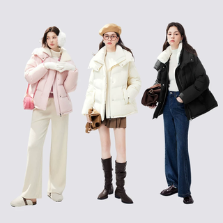 秋水伊人羽绒服实测✨-5~5℃通勤穿搭天花板