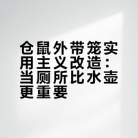 买到了真正实用的仓鼠外带笼