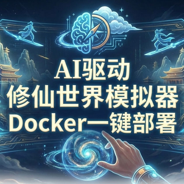 NAS中的修仙小世界！天道视角+AI大模型，玩家只负责看戏