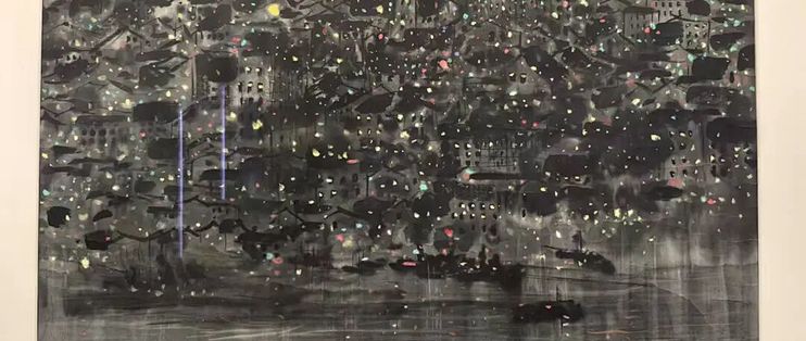 走进“我负丹青——吴冠中艺术展·深圳特展”_绘画创作_什么值得买