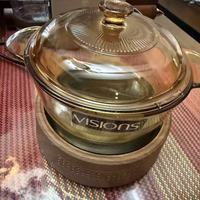 VISIONS美国康宁晶彩玻璃锅｜明火全能王者！炖煎蒸炸一锅搞定
