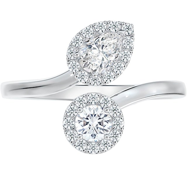 礼物封神  De Beers Aura Toi&Moi双主石钻戒｜爱与陪伴的具象化