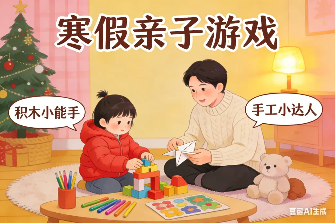 8个寒假假期带娃小游戏,带着小神兽嗨起来吧!