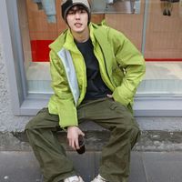 出街被问爆链接！这件「荧光绿冲锋衣」杀疯了，男生早春直接照抄！
