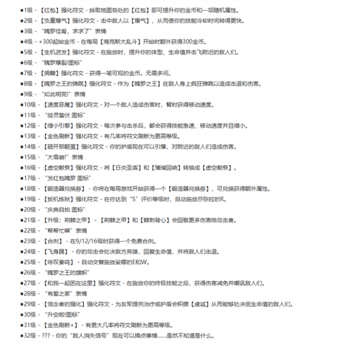 《英雄联盟》国服今日更新 海克斯大乱斗大升级:一口气新增45个强化符文