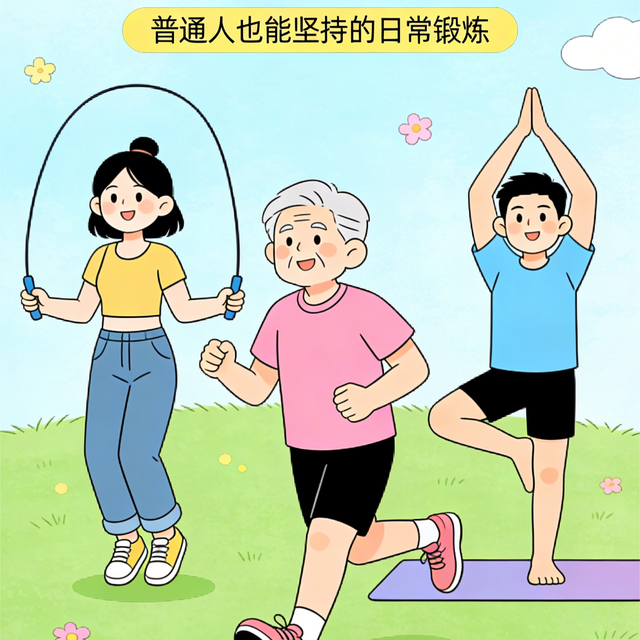 不用办卡、不用器械！普通人轻松坚持的运动指南，新手也能上手！