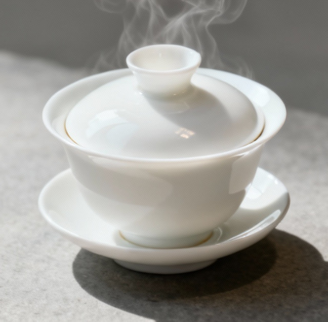 白瓷盖碗泡绿茶鲜爽全无？紫砂闷出熟普醇厚秘密：3类材质导热吸味差异，直接决定你喝到的是真味还是错觉