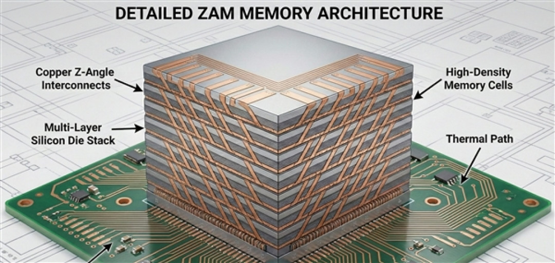 Intel计划复活内存业务:ZAM单芯片最高512GB 功耗比HBM降低50%