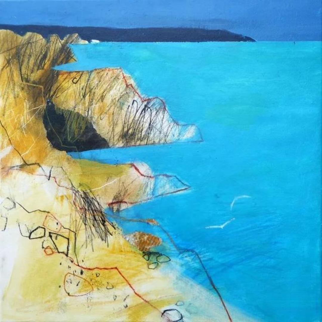 用色清新的风景画,英国画家Simon Pooley
