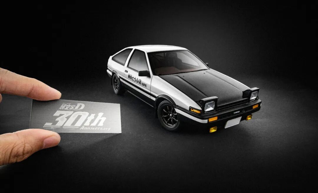 头文字D三十周年纪念!AUTOart 1:18 丰田 AE86 最终版