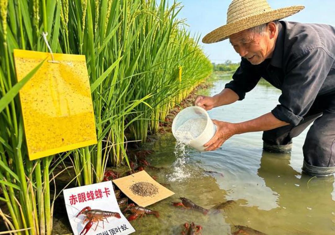 稻田套种别瞎选!套对这个稳赚双份钱,老稻农都在学