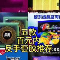 百元内五款反手套胶
#好物推荐 #乒乓球#乒乓球器材测评#乒乓球胶皮#乒乓球拍