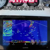 海钓神器？ 探鱼器3d动态探头使用心得#探鱼器 #海钓神器 #动态声纳 #钓鱼心得 #钓鱼的乐趣只有钓鱼人懂