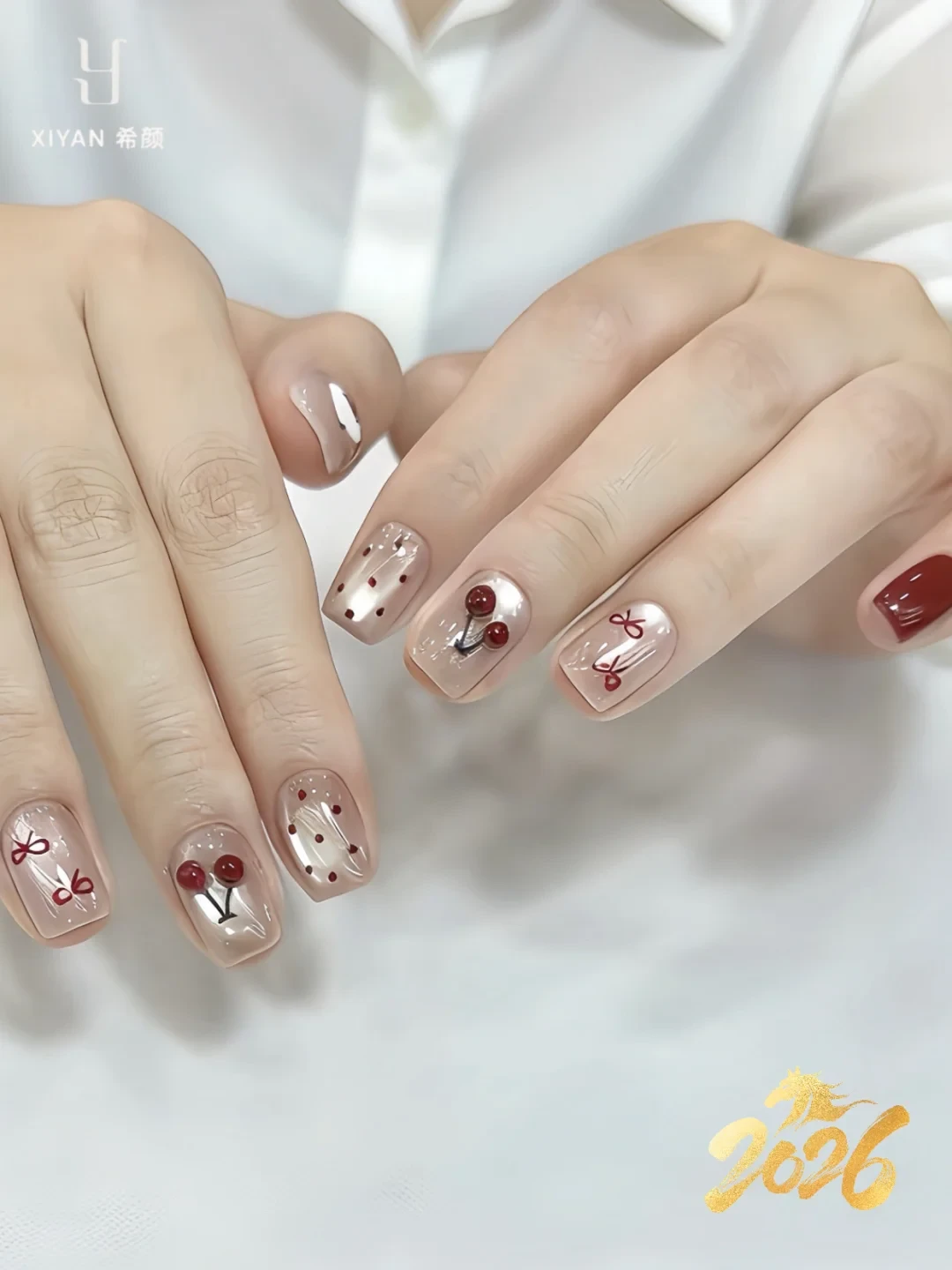 进来抄作业|Mark一些2026新年美甲💅灵感