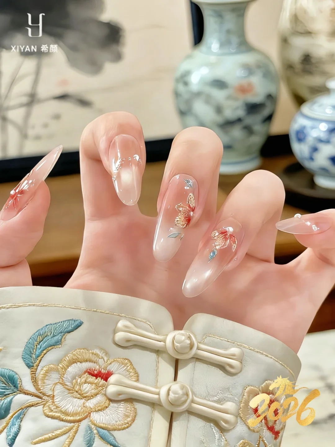 进来抄作业|Mark一些2026新年美甲💅灵感