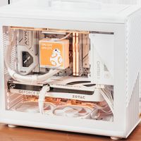 水冷也玩窄边框，华硕B850M AYW OC+索泰 5060Ti 月影装机展示