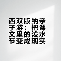 跟着课本去旅行26站西双版纳《难忘的泼水节》