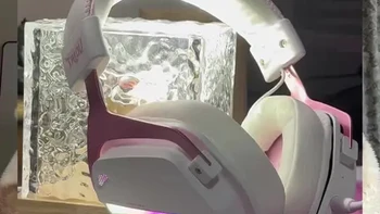 白粉色耳机～整整一个半月后的小总结#头戴式游戏耳机  #钛度ths326