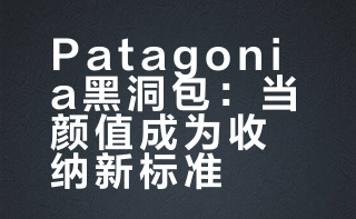 设计师测评Patagonia“黑洞时髦洗漱包”