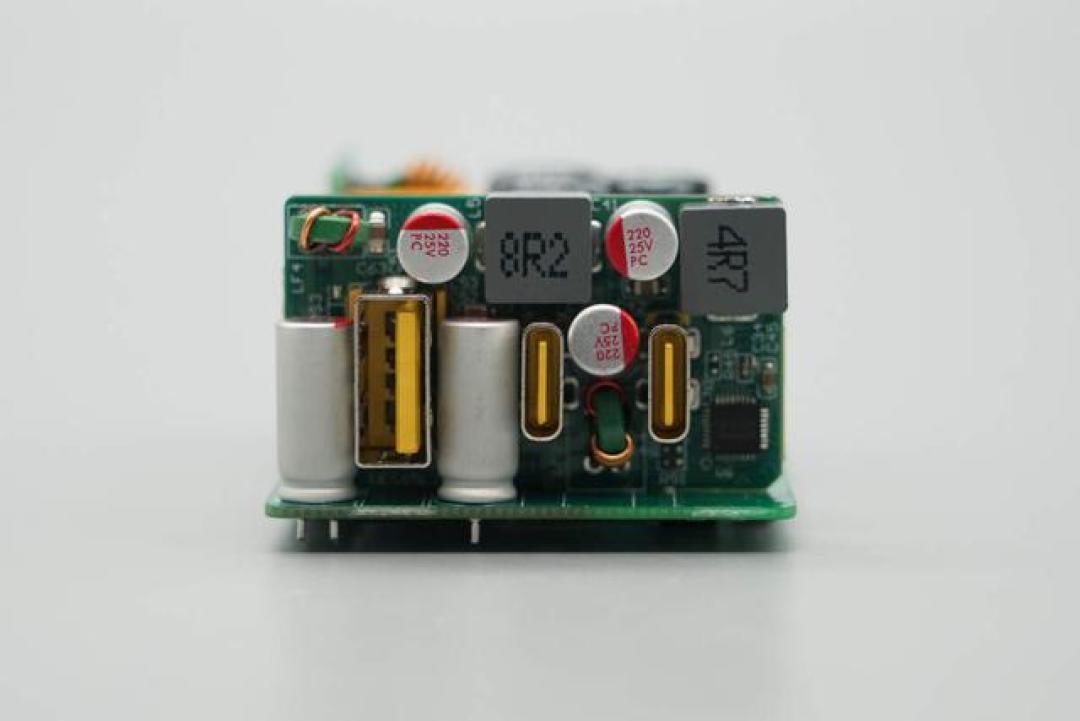小米120W小布丁快充同套方案,富华电子65W 2C1A氮化镓充电器拆解