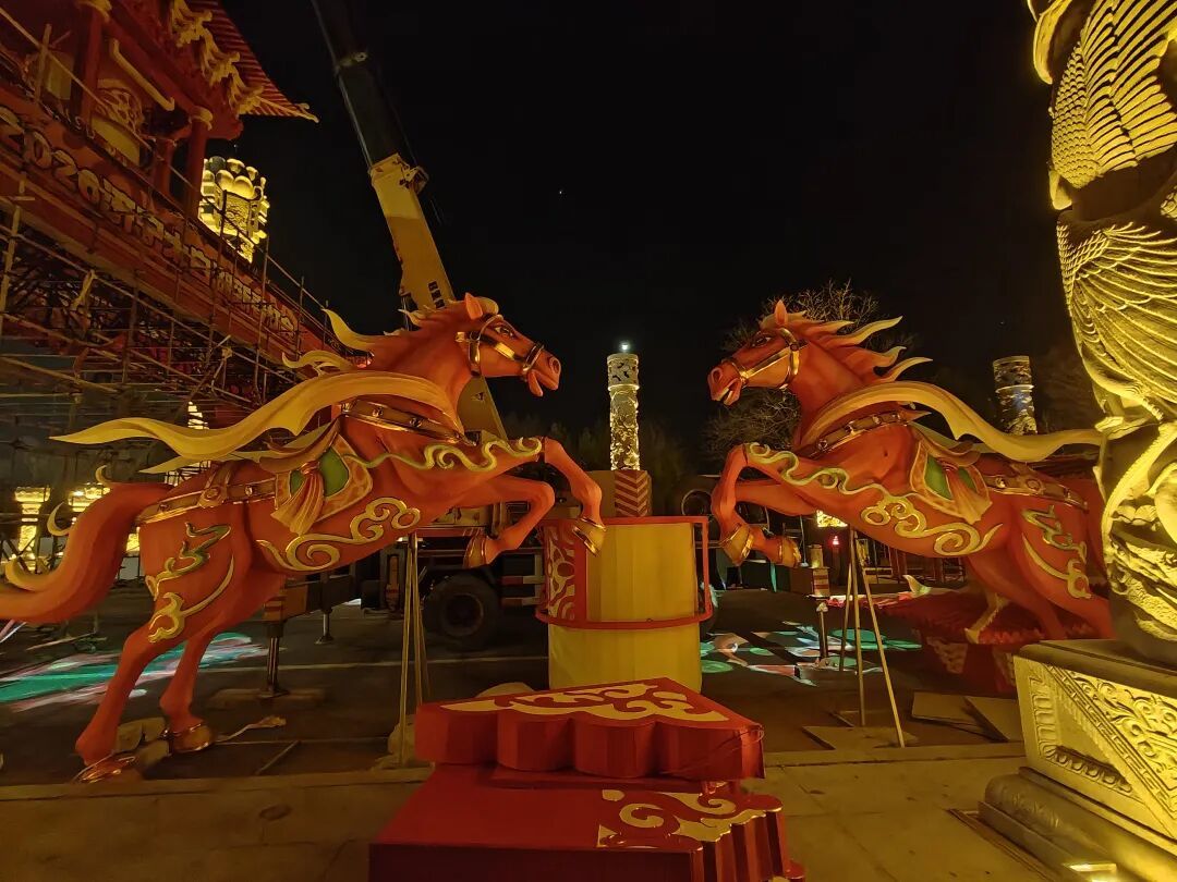 夜幕下的太白湖 新春灯展现场直击