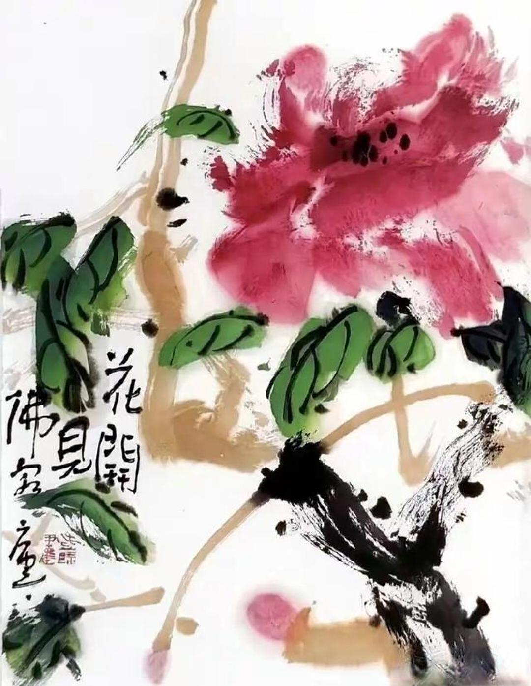 他把柿子画活了!大写意花鸟爆火网络,秘诀竟是“似与不似”