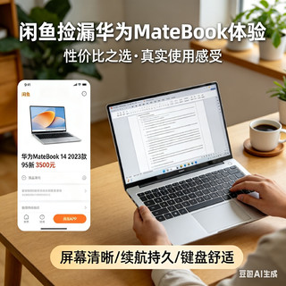 闲鱼捡漏华为MateBook体验