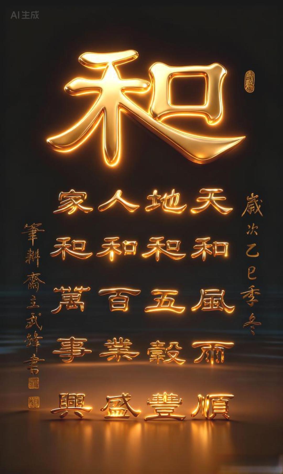 隶书新作·主辅书法《和》（“每日一品”第2835期）