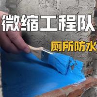 天呐！她又在给巴掌大的厕所做防水了 #手工diy #微缩模型