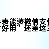 小米手表能装微信支付宝，但离“好用”还差这三步