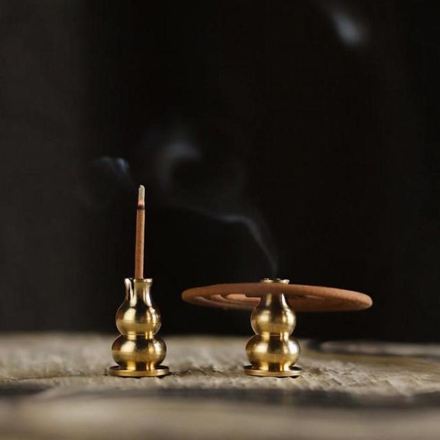福禄相伴：一只葫芦香插，为日常焚香添份福气