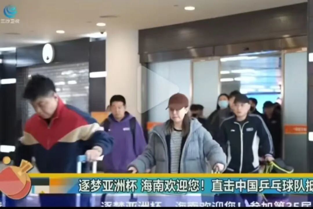 太辛苦！国乒刚落地海口就训练，孙逊寸步不离的跟着王楚钦