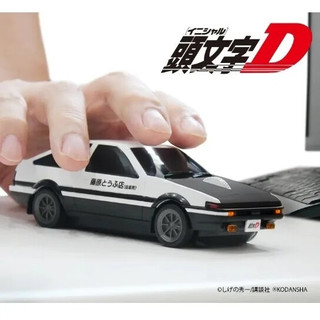 因为它是《头文字D》AE86，是车模也是鼠标
