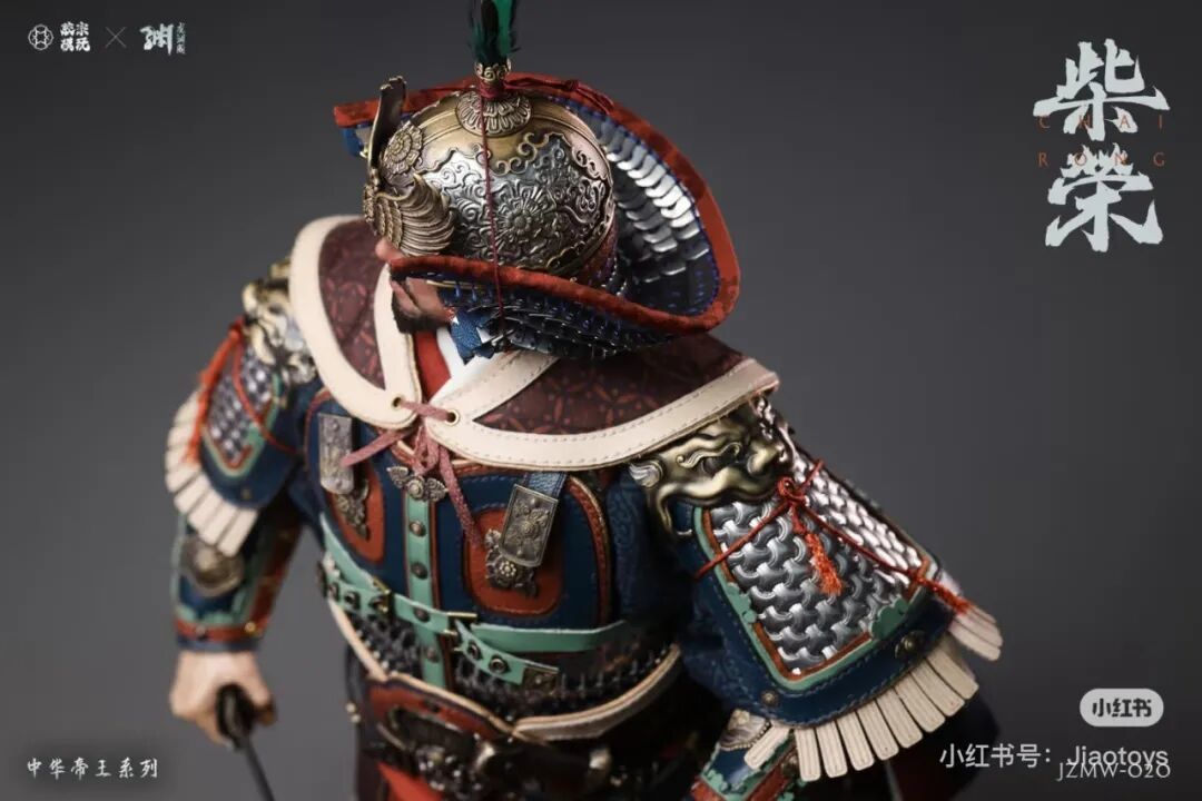 胶宗模玩×龙渊阁推出1/6中华帝王系列「柴荣」可动人偶