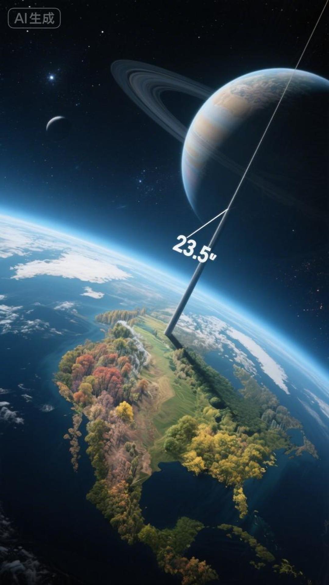 地球为何有春夏秋冬?别错怪日地距离,核心是地轴这23.5°的倾斜
