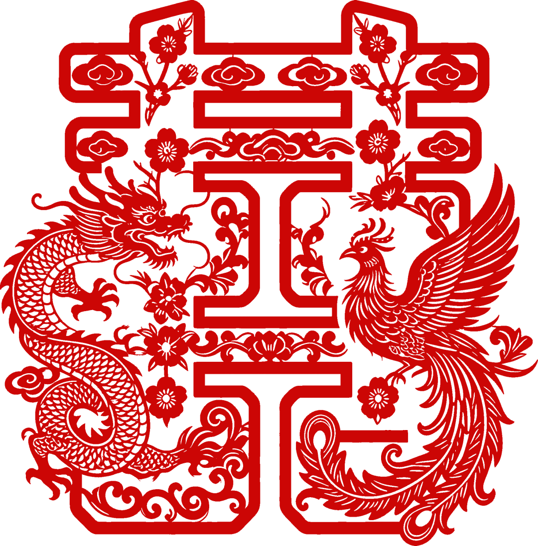 红纸刻双喜,匠心贺良缘——木子刻刀下的结婚剪纸美学