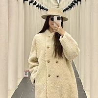 高品质羊毛仿皮草大衣推荐