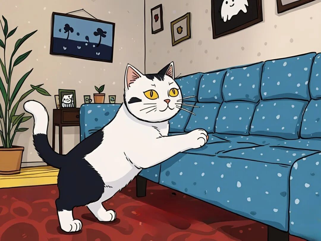 养猫久了才明白,你一回家,猫就磨爪,原来是这些意思