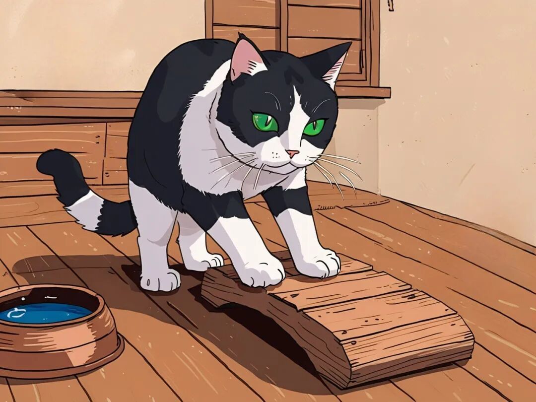 养猫久了才明白,你一回家,猫就磨爪,原来是这些意思