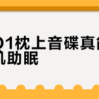 悟棒Q1枕上音碟真能替代耳机助眠?632+用户观点大PK