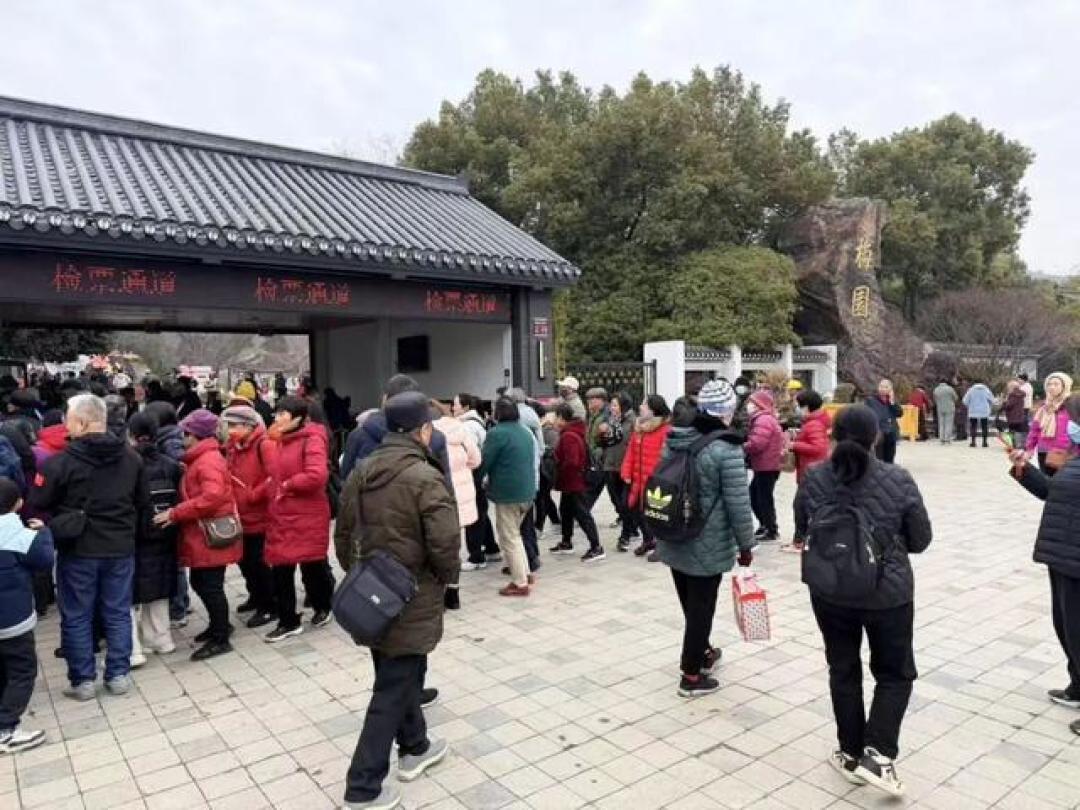 梅园开园了!刚刚,大批无锡人涌入!