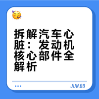 🚗【发动机内部大揭秘！带你认识汽车心脏