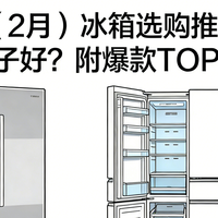 2026年（2月）冰箱选购推荐指南！哪个牌子好？附爆款TOP6推荐