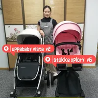 测评uppababy婴儿车和stokke高景观