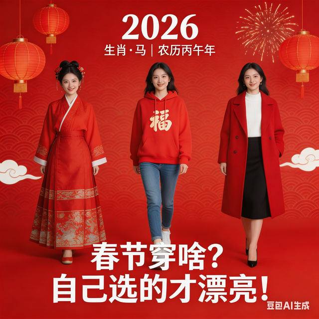 春节穿啥？自己选的才漂亮！